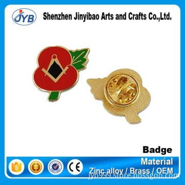 High quality custom badges zinc alloy metal soft enamel pin badge